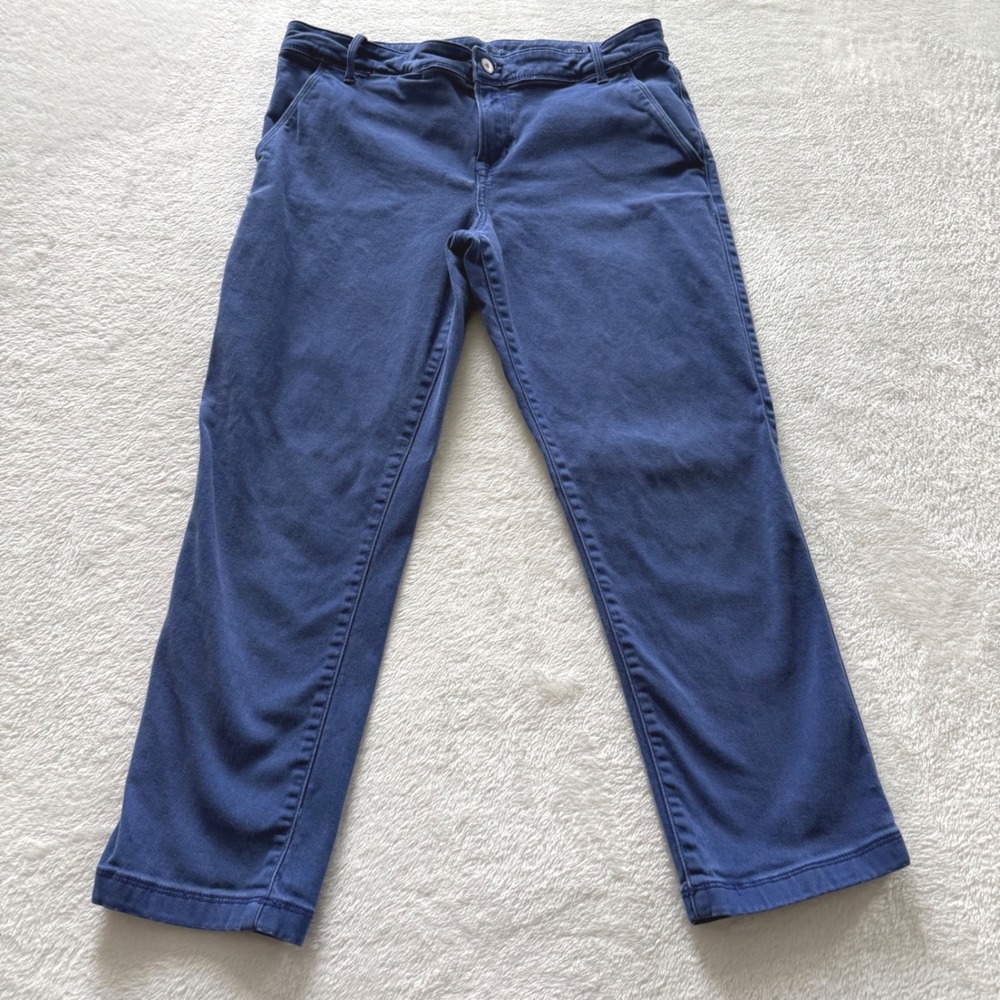 Calvin Klein Ultimate Skinny Jeans Blue W30 L26 Stretch Womens Cropped